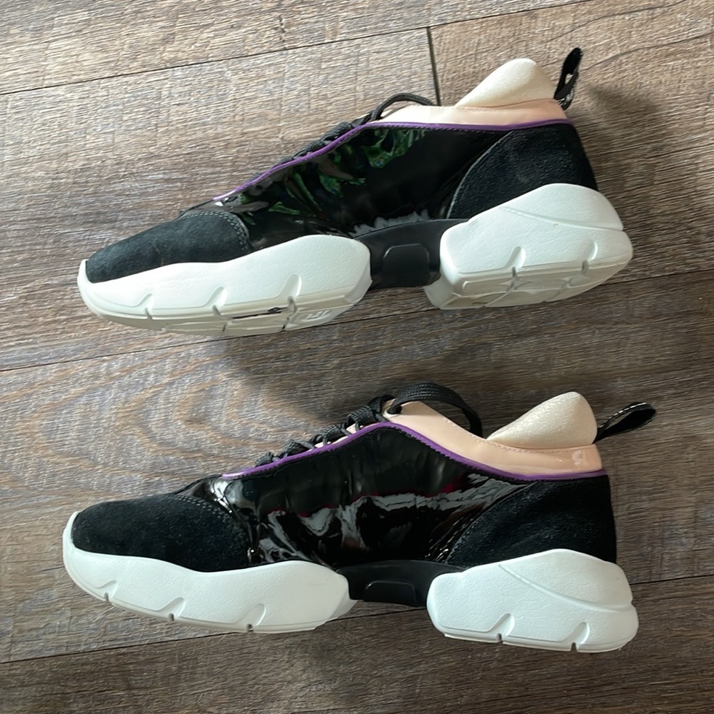 Emilio Pucci leather Black and Purple Women's Sneakers - Picture 5 of 10